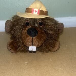 RCMP Royal Canadian Mounted Police Corporal Flapjack Jr Plush Toy Beaver EUC